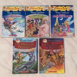 Scholastic Thea and Geronimo Stilton - 5 Book Set